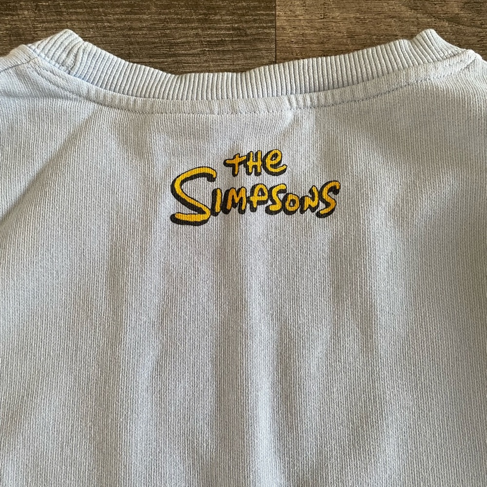 Zara The Simpsons Light Blue Sweatshirt 🎏 - Picture 8 of 9